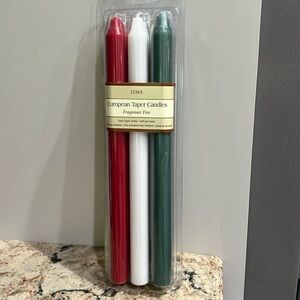 12” Christmas tapers